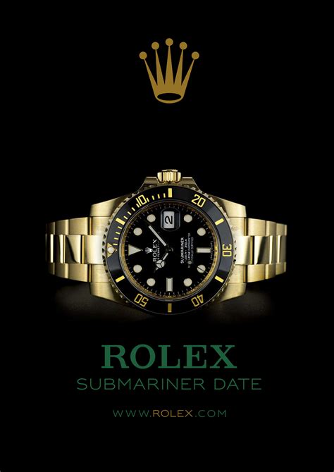 rolex watch poster.